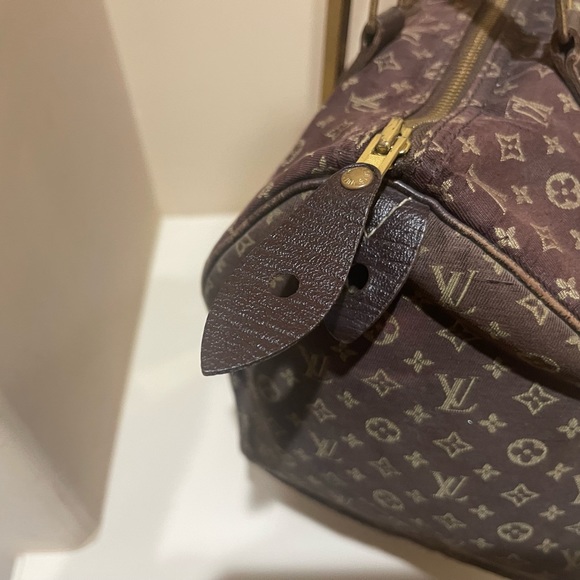 Louis Vuitton Ebene Monogram Mini Lin Speedy 30 - Picture 4 of 14